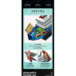 XINGBAO XB-18010 18010 XB18010 non  TÀU NGHIÊN CỨU VÙNG CỰC bộ đồ chơi xếp lắp ráp ghép mô hình POLAR RESEARCH VESSEL 500 khối