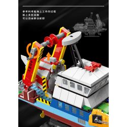 XINGBAO XB-18010 18010 XB18010 non  TÀU NGHIÊN CỨU VÙNG CỰC bộ đồ chơi xếp lắp ráp ghép mô hình POLAR RESEARCH VESSEL 500 khối