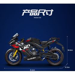 SEMBO 705031 non  SUZUKI GSXR 1000R 1:7 tỷ lệ 1:7 bộ đồ chơi xếp lắp ráp ghép mô hình  Kỹ Thuật Công Nghệ Cao Mô Hình Phương Tiện 794 khối
