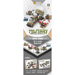 PanlosBrick 659008 Panlos Brick 659008 non  ĐỘI PHÒNG KHÔNG bộ đồ chơi xếp lắp ráp ghép mô hình 669 khối