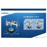 WOMA C0833 0833 non  HÀNG KHÔNG VŨ TRỤ 4 TỔ HỢP TRẠM TRUNG QUỐC TÀU CON THOI TÊN LỬA TRƯỜNG CHINH 2 VỆ TINH BẮC ĐẨU bộ đồ chơi xếp lắp ráp ghép mô hình Space AEROSPACE SCIENCE Thám Hiểm Không Gian 489 khối