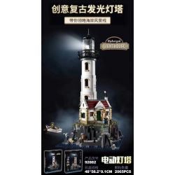NOT  MOTORISED LIGHTHOUSE 21335 92882 xếp lắp ráp ghép mô hình NGỌN HẢI ĐĂNG ĐIỆN Ideas Ý Tưởng 2056 khối