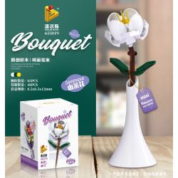 PanlosBrick 655019 Panlos Brick 655019 non  HOA TRÀ bộ đồ chơi xếp lắp ráp ghép mô hình BOUGHT SASANQUA 85 khối