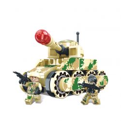 SX 7036 non  HELL TIGER COMMANDO 8 KẾT HỢP bộ đồ chơi xếp lắp ráp ghép mô hình Military Army Quân Sự Bộ Đội