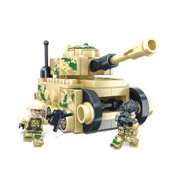 SX 7036 non  HELL TIGER COMMANDO 8 KẾT HỢP bộ đồ chơi xếp lắp ráp ghép mô hình Military Army Quân Sự Bộ Đội