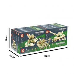 SX 7036 non  HELL TIGER COMMANDO 8 KẾT HỢP bộ đồ chơi xếp lắp ráp ghép mô hình Military Army Quân Sự Bộ Đội