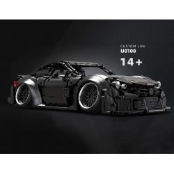 GOLDBERPOEMS U0100 0100 non  CHIẾN BINH ĐEN THẤP bộ đồ chơi xếp lắp ráp ghép mô hình 1:8 HELLAFLUSH CANIBEAT BLACK WARRIOR Tỷ Lệ 1:8