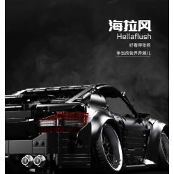 GOLDBERPOEMS U0100 0100 non  CHIẾN BINH ĐEN THẤP bộ đồ chơi xếp lắp ráp ghép mô hình 1:8 HELLAFLUSH CANIBEAT BLACK WARRIOR Tỷ Lệ 1:8