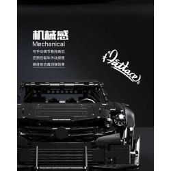 GOLDBERPOEMS U0100 0100 non  CHIẾN BINH ĐEN THẤP bộ đồ chơi xếp lắp ráp ghép mô hình 1:8 HELLAFLUSH CANIBEAT BLACK WARRIOR Tỷ Lệ 1:8