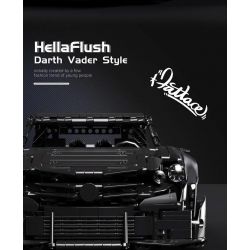 GOLDBERPOEMS U0100 0100 non  CHIẾN BINH ĐEN THẤP bộ đồ chơi xếp lắp ráp ghép mô hình 1:8 HELLAFLUSH CANIBEAT BLACK WARRIOR Tỷ Lệ 1:8