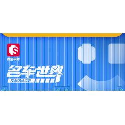 SEMBO WEKKI VIGGI 714509 non  THẾ GIỚI XE SANG BỮA TIỆC LỬA TRẠI bộ đồ chơi xếp lắp ráp ghép mô hình Speed Champions Racing Cars BONFIRE PARTY Đua Xe Công Thức 275 khối