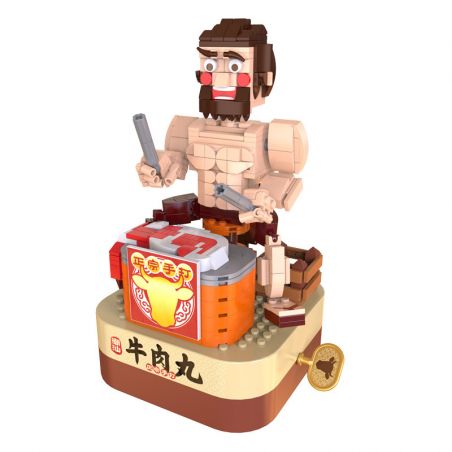 JAKI JK1801 1801 non  MUSIC BOX THỊT BÒ VIÊN CHAOSHAN bộ đồ chơi xếp lắp ráp ghép mô hình Creator DIY MUSIC BOX Sáng Tạo 441 khối