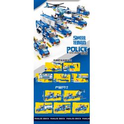 PanlosBrick 659005 Panlos Brick 659005 non  ĐỘI CỨU HỘ CẢNH SÁT bộ đồ chơi xếp lắp ráp ghép mô hình 658 khối