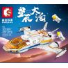 SEMBO 203309 non  SHARE FI KHÔNG GIAN bộ đồ chơi xếp lắp ráp ghép mô hình Space SPACE SHUTTLE Thám Hiểm Không Gian 397 khối