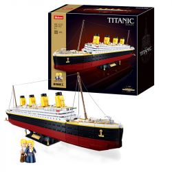 SLUBAN M38-B1122 B1122 1122 M38B1122 38-B1122 non  TITANIC 1:350 tỷ lệ 1:350 bộ đồ chơi xếp lắp ráp ghép mô hình Creator Expert Chuyên Gia Sáng Tạo 2401 khối