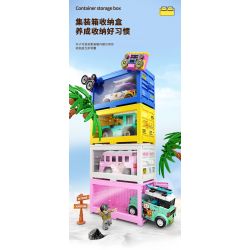 SEMBO WEKKI VIGGI 714508 non  THẾ GIỚI Ô TÔ BAN NHẠC HOANG DÃ bộ đồ chơi xếp lắp ráp ghép mô hình Speed Champions Racing Cars WILD BAND Đua Xe Công Thức 281 khối