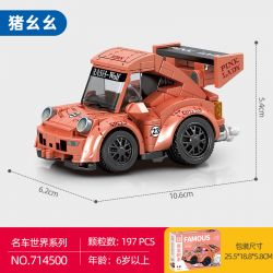 SEMBO WEKKI VIGGI 714507 714500 714501 714502 714503 714504 714505 714506 non  ĐỘI ĐUA XE TẢI TRỨNG GẤU NHỎ BKQ bộ đồ chơi xếp lắp ráp ghép mô hình Speed Champions Racing Cars Đua Xe Công Thức 1584 khối