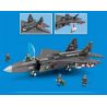 SEMBO 202150 non  MÁY BAY CHIẾN ĐẤU FC-31 bộ đồ chơi xếp lắp ráp ghép mô hình Military Army FC-31 FIGHTER AIRCRAFT Quân Sự Bộ Đội 980 khối