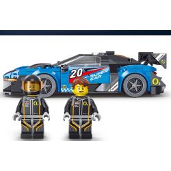 GAOMISI T1020 1020 non  MCLAREN SENNA bộ đồ chơi xếp lắp ráp ghép mô hình Speed Champions Racing Cars SPEED CAR PASSION TRACK Đua Xe Công Thức 314 khối