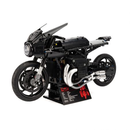 LINGRUI MODEL JIMU LIANGPIN 10518 non  XE ĐẠP DƠI tỷ lệ 1:5 bộ đồ chơi xếp lắp ráp ghép mô hình Motorcycle Motorbike Xe Hai Bánh 1981 khối