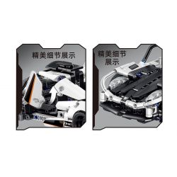 ZHEGAO QL1252 1252 non  KN-SG bộ đồ chơi xếp lắp ráp ghép mô hình  Kỹ Thuật Công Nghệ Cao Mô Hình Phương Tiện 387 khối