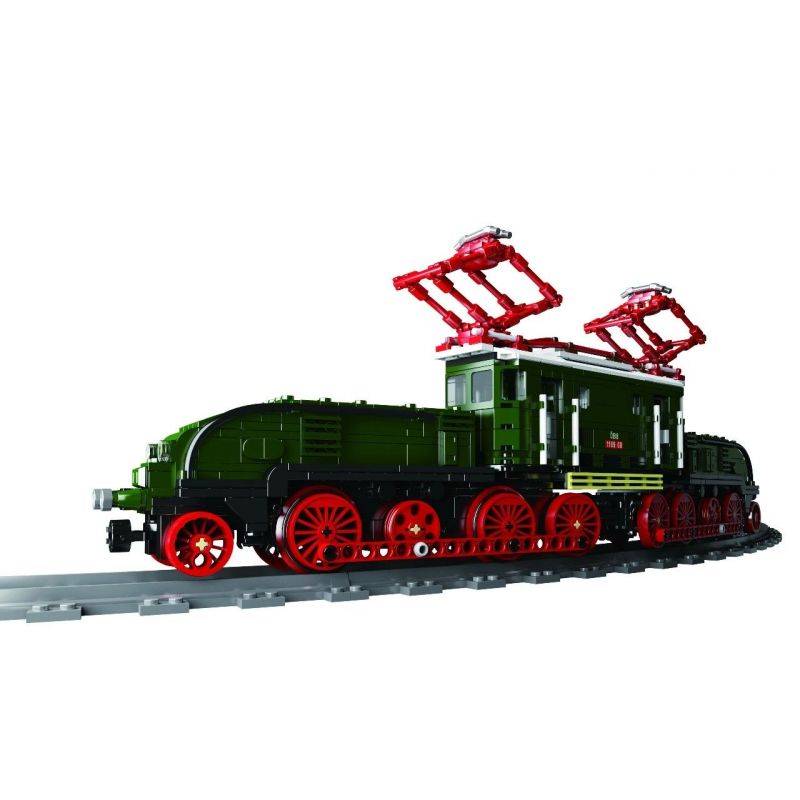 MouldKing 12023 Mould King 12023 non  ĐẦU MÁY ĐIỆN ALLIGATOR bộ đồ chơi xếp lắp ráp ghép mô hình Trains WORLD RAILWAY OBB 1189.08 ELECTRIC LOCOMOTIVE Tàu Hỏa 919 khối