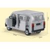 PanlosBrick 685011 Panlos Brick 685011 non  XE TẢI NHẸ WULING bộ đồ chơi xếp lắp ráp ghép mô hình Racers WULING VAN Đua Tốc Độ 943 khối