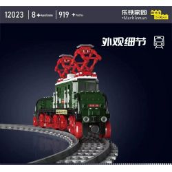 MouldKing 12023 Mould King 12023 non  ĐẦU MÁY ĐIỆN ALLIGATOR bộ đồ chơi xếp lắp ráp ghép mô hình Trains WORLD RAILWAY OBB 1189.08 ELECTRIC LOCOMOTIVE Tàu Hỏa 919 khối