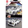 GAOMISI T1017 1017 non  PAGANI ZONDA bộ đồ chơi xếp lắp ráp ghép mô hình Speed Champions Racing Cars SPEED CAR PASSION TRACK Đua Xe Công Thức 332 khối
