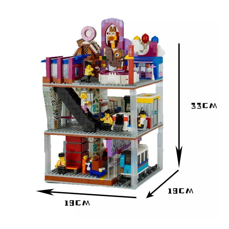 GUANGZHOU METRO 31024 31025 31026 non  GA SỞ THÚ TÀU ĐIỆN NGẦM QUẢNG CHÂU bộ đồ chơi xếp lắp ráp ghép mô hình Trains Tàu Hỏa 1472 khối