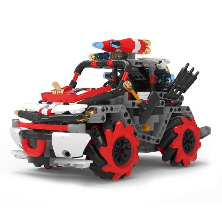 KAIYU K96104-M 96104-M M20 XK BC-15 non  CHIẾN TRANH ĐỎ bộ đồ chơi xếp lắp ráp ghép mô hình STUNT POLICE CAR 546 khối