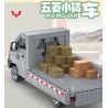 PanlosBrick 685009 Panlos Brick 685009 non  XE BÁN TẢI WULING bộ đồ chơi xếp lắp ráp ghép mô hình Racers WULING VAN Đua Tốc Độ 776 khối
