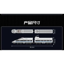 MouldKing 12021 Mould King 12021 non  BỘ ĐA NĂNG ĐIỆN HARMONY CRH380A bộ đồ chơi xếp lắp ráp ghép mô hình Trains WORLD RAILWAY CRH380A HIGH-SPEED TRAIN Tàu Hỏa 1211 khối