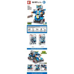 SEMBO 704972 non  THEO DÕI ROBOT. bộ đồ chơi xếp lắp ráp ghép mô hình  Kỹ Thuật Công Nghệ Cao Mô Hình Phương Tiện 796 khối