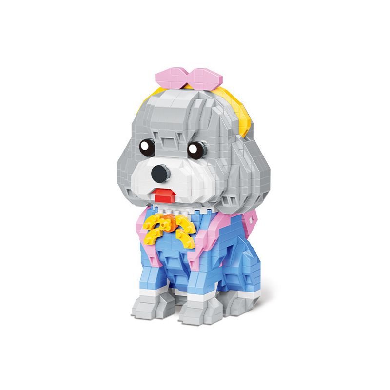 MOYU BLOCK MY93007 93007 non  QUÝ BÀ BÔNG bộ đồ chơi xếp lắp ráp ghép mô hình PETS GROWTH RECORD 935 khối