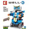 SEMBO 704972 non  THEO DÕI ROBOT. bộ đồ chơi xếp lắp ráp ghép mô hình  Kỹ Thuật Công Nghệ Cao Mô Hình Phương Tiện 796 khối