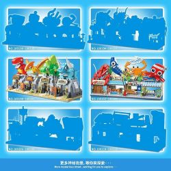 QuanGuan 100200 Quan Guan 100200 non  BẢO TÀNG KHỦNG LONG STEGOSAURUS bộ đồ chơi xếp lắp ráp ghép mô hình Dino Museum HAPPY STREET 276 khối