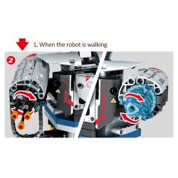 SEMBO 704971 non  THEO DÕI ROBOT. bộ đồ chơi xếp lắp ráp ghép mô hình  Kỹ Thuật Công Nghệ Cao Mô Hình Phương Tiện 611 khối