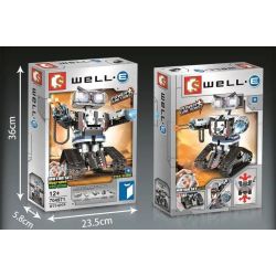 SEMBO 704971 non  THEO DÕI ROBOT. bộ đồ chơi xếp lắp ráp ghép mô hình  Kỹ Thuật Công Nghệ Cao Mô Hình Phương Tiện 611 khối