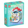 QuanGuan 100196 Quan Guan 100196 non  CỬA HÀNG QUẦN ÁO OPERA bộ đồ chơi xếp lắp ráp ghép mô hình Creator HAPPY STREET Sáng Tạo 238 khối