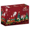 DK 712 non  TÀU GIÁNG SINH bộ đồ chơi xếp lắp ráp ghép mô hình Christmas 621 khối