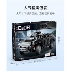 CADA DOUBLEE C51207 51207 non  XE ĐỊA HÌNH CHIẾN BINH tỷ lệ 1:12 bộ đồ chơi xếp lắp ráp ghép mô hình  SWAT TRUCK Kỹ Thuật Công Nghệ Cao Mô Hình Phương Tiện 561 khối