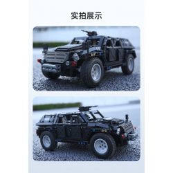 CADA DOUBLEE C51207 51207 non  XE ĐỊA HÌNH CHIẾN BINH tỷ lệ 1:12 bộ đồ chơi xếp lắp ráp ghép mô hình  SWAT TRUCK Kỹ Thuật Công Nghệ Cao Mô Hình Phương Tiện 561 khối