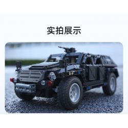 CADA DOUBLEE C51207 51207 non  XE ĐỊA HÌNH CHIẾN BINH tỷ lệ 1:12 bộ đồ chơi xếp lắp ráp ghép mô hình  SWAT TRUCK Kỹ Thuật Công Nghệ Cao Mô Hình Phương Tiện 561 khối