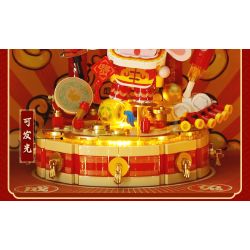 BALODY 21107 non  ĐẠI TRIỂN HỒNG ĐỒ bộ đồ chơi xếp lắp ráp ghép mô hình Chinese Traditional Festivals Lễ Hội Cổ Truyền 950 khối