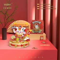 BALODY 21107 non  ĐẠI TRIỂN HỒNG ĐỒ bộ đồ chơi xếp lắp ráp ghép mô hình Chinese Traditional Festivals Lễ Hội Cổ Truyền 950 khối