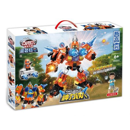 ZHEGAO KB2002 2002 non  THẦN CARABAO TRỞ LẠI ĐƯỢC TẢI NGƯỜI SẮT HÙNG MẠNH bộ đồ chơi xếp lắp ráp ghép mô hình Movie & Game Phim Và Trò Chơi 980 khối