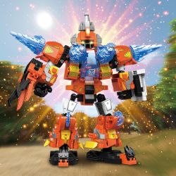 ZHEGAO KB2002 2002 non  THẦN CARABAO TRỞ LẠI ĐƯỢC TẢI NGƯỜI SẮT HÙNG MẠNH bộ đồ chơi xếp lắp ráp ghép mô hình Movie & Game Phim Và Trò Chơi 980 khối