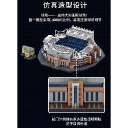 KAIYU K86102 86102 non  CÂU LẠC BỘ BÓNG ĐÁ CHELSEA STANFORD BRIDGE COURT (KHÓA HỌC PHÒNG XE HƠI) bộ đồ chơi xếp lắp ráp ghép mô hình Buildings STAMFORD BRIDGE STADIUM 4137 khối