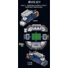 KAIYU K86102 86102 non  CÂU LẠC BỘ BÓNG ĐÁ CHELSEA STANFORD BRIDGE COURT (KHÓA HỌC PHÒNG XE HƠI) bộ đồ chơi xếp lắp ráp ghép mô hình Buildings STAMFORD BRIDGE STADIUM 4137 khối